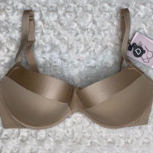 Promise Satin Underwire Push Up Bra 36D NWT